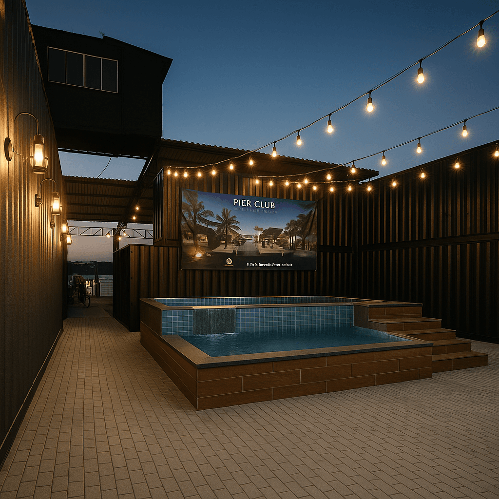 Vista do Pier Club